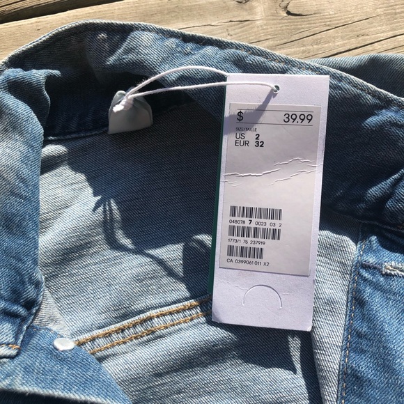 NWT H&M Conscious Denim Jacket - Picture 3 of 4